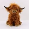 Highland Cow Plush Toy; 27CM/11''; Cute Highland Cattle Soft Stuffed Doll; Cow Plush Pillow For Kids And Fans Christmas Gift