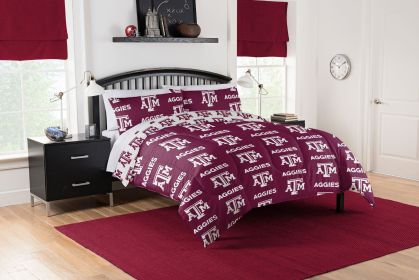 Texas A&M Aggies Full Rotary Bed In a Bag Set