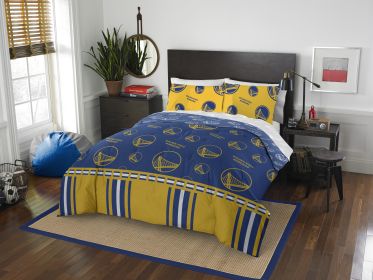 Warriors OFFICIAL NBA Queen Bed In Bag Set