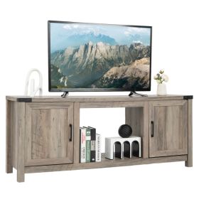 Electric Fireplace TV Stand with Storage Cabinets for TVs up to 70 Inch