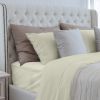 Luxuriously Soft 100% Viscose Derived from Bamboo 4-Piece Sheet Set , Oeko-TEX Certified, Queen - Cr√®me