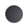 Beaded Round Wall Mirror 27"D