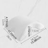 1pc Sleeping Pillow Couple Pillow Arm Pillow Slow Rebound Pressure Cuddle Pillow Memory Foam Travel Arched Shaped U Pillow Providing Comfort And Suppo