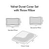 Velvet Duvet Cover Set