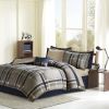 Plaid Comforter Set with Bed Sheets