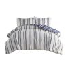 Striped Reversible Comforter Set